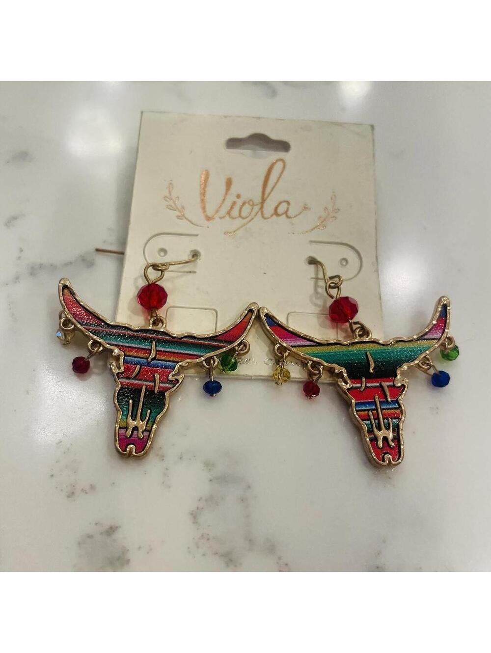 Longhorn Earrings